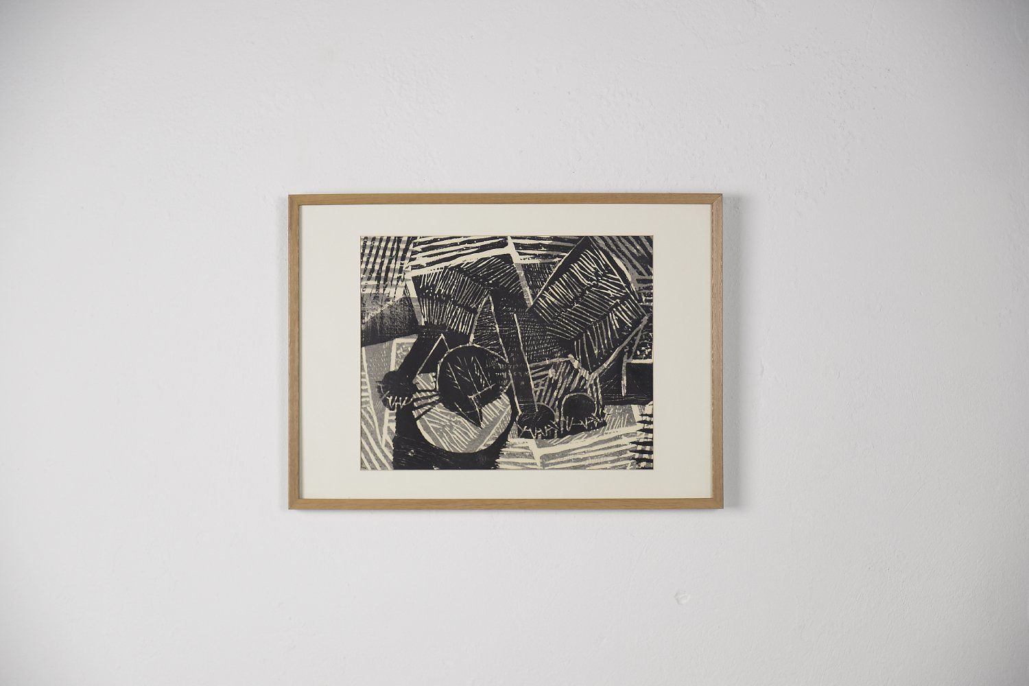 Vide Jansson, Woodcut, 1960s, Framed