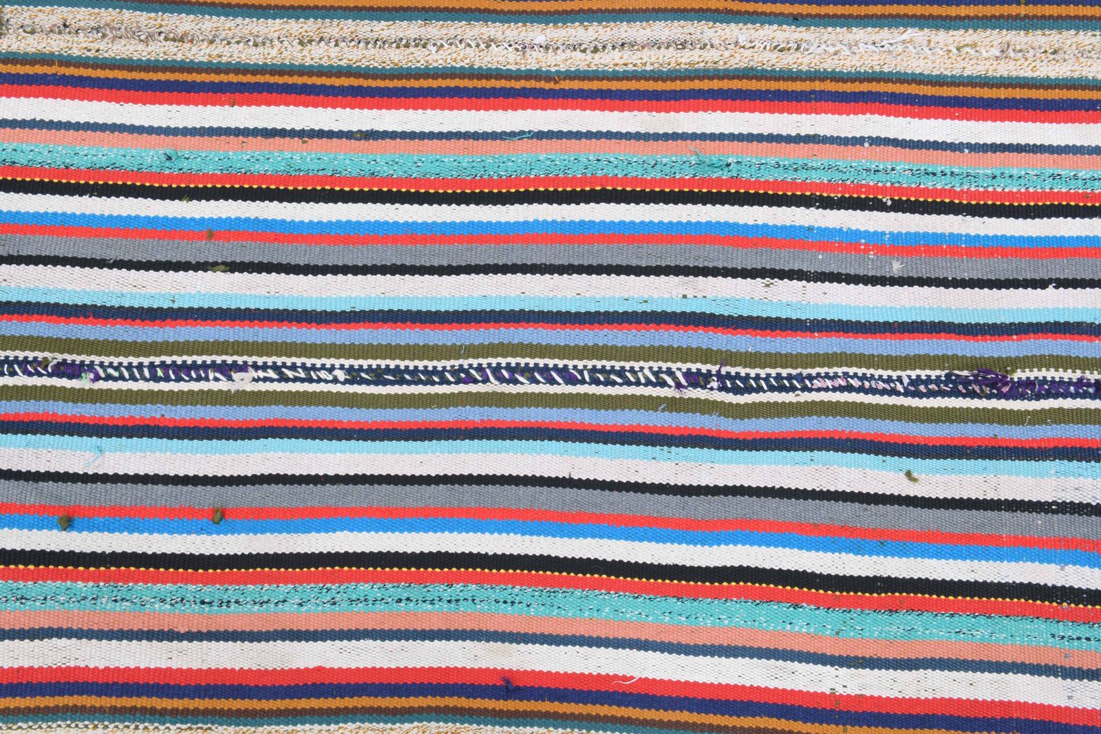 Turkish Kilim Area Rug, Oushak Handmade Wool Colorful Flatweave Rugs, Farmhouse Decor One Of A Kind, Made In Anatolia, Boho photo Textiles