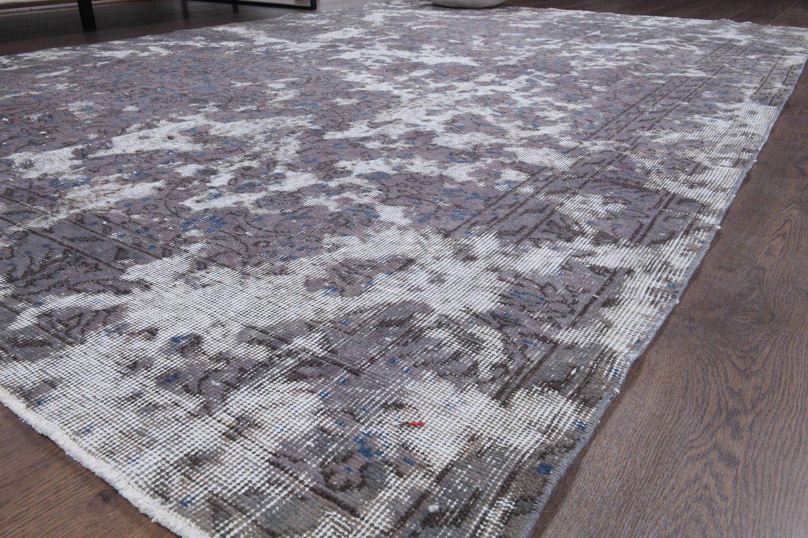 Antique Oriental Turkish Distressed Carpet, Oushak Handmade Wool Rug, Gray Neutral Area Rugs, Farmhouse Decor, One Of A Kind photo Textiles