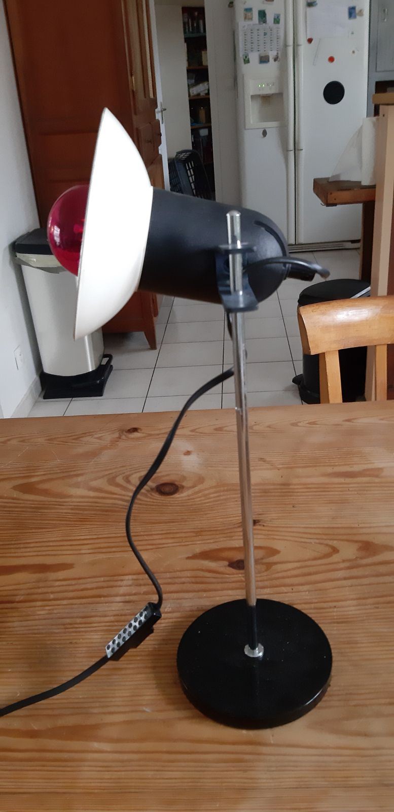 Vintage Lamp Adjustable In Height photo for sale
