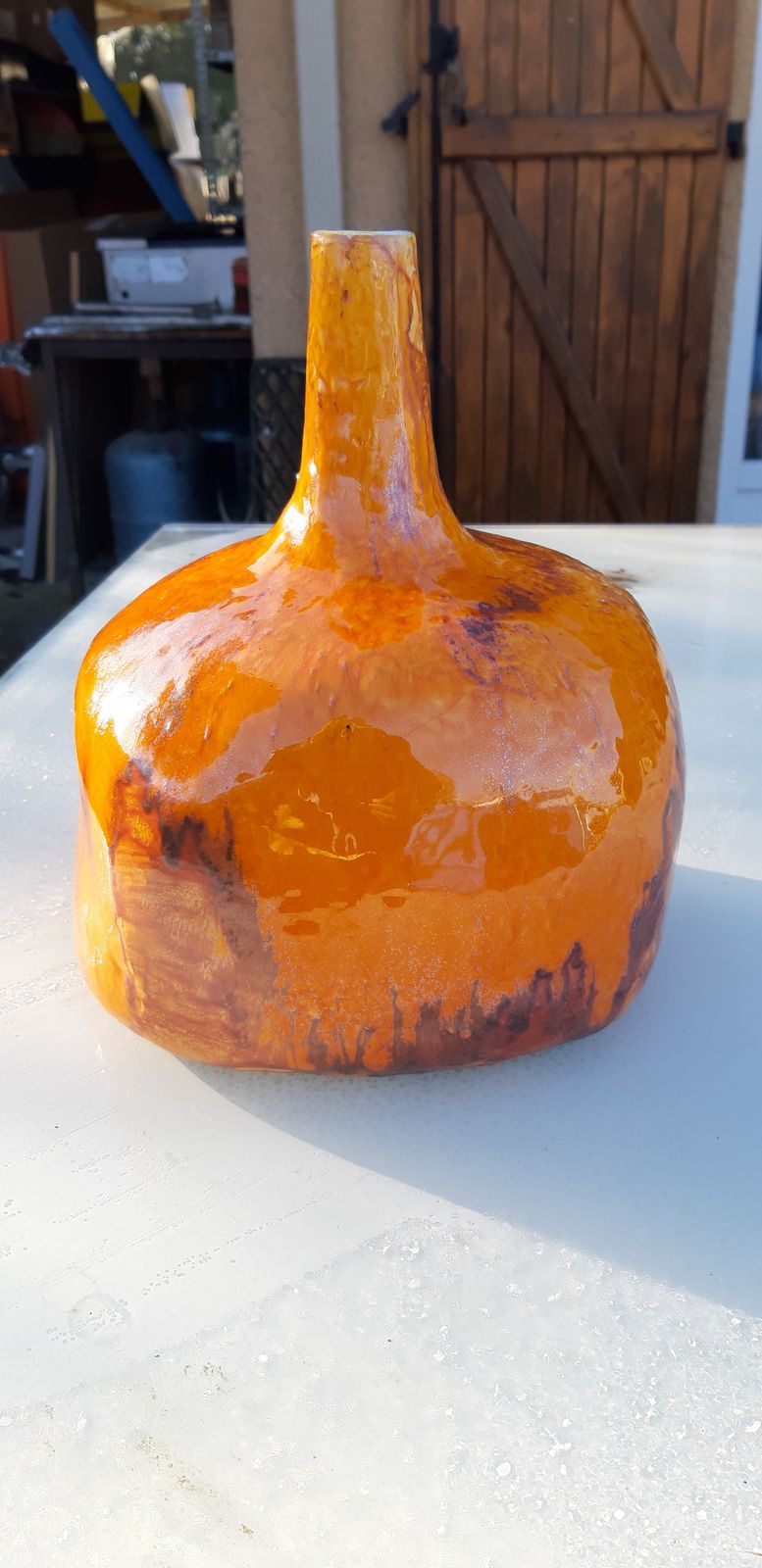Vintage Vase, Ceramic From The 70s By J F. Belarti,