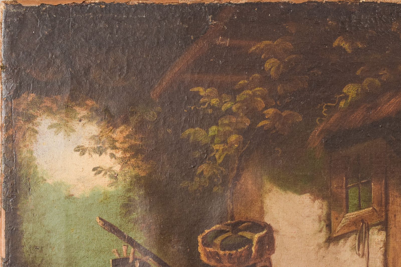 Frans Of Vlaams Schilderij In Golden Age Stijl Met Vrijagesscène photo vinterior
