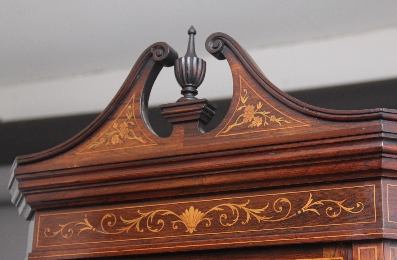 19th Century Inlaid Mahogany Corner Cabinet photo 1950.0
