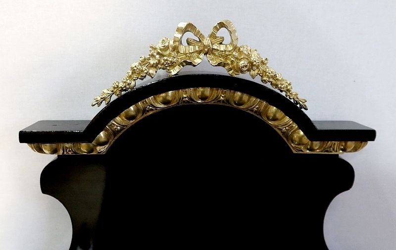 photo furniture Small Lady's Desk In Blackened Pear, Napoleon III Period   Mid 19th Century