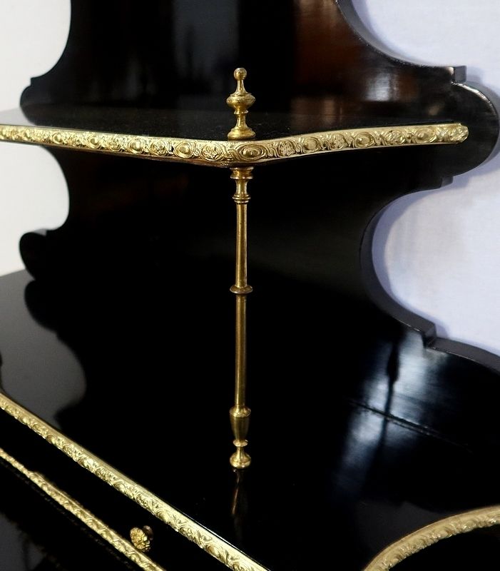 photo buy Small Lady's Desk In Blackened Pear, Napoleon III Period   Mid 19th Century