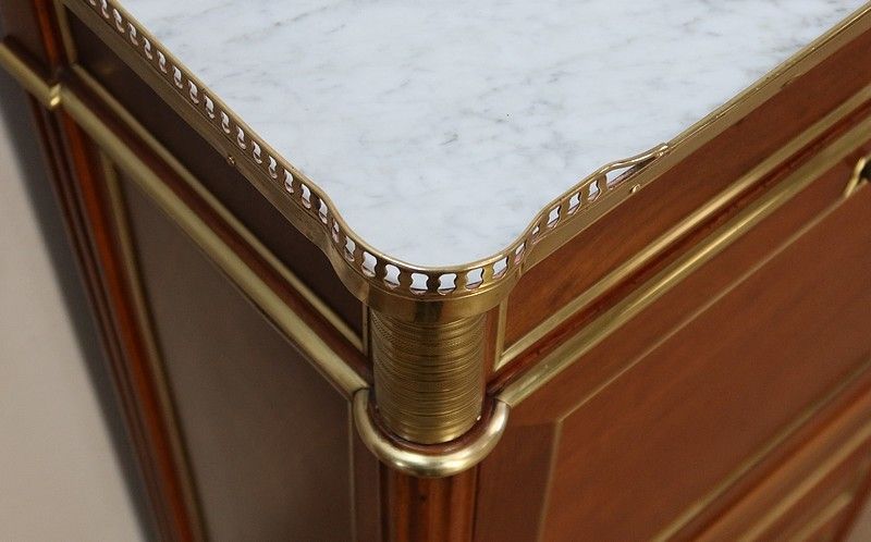 Small Lady's Secretary In Mahogany, Louis XVI   Xviiith photo buy