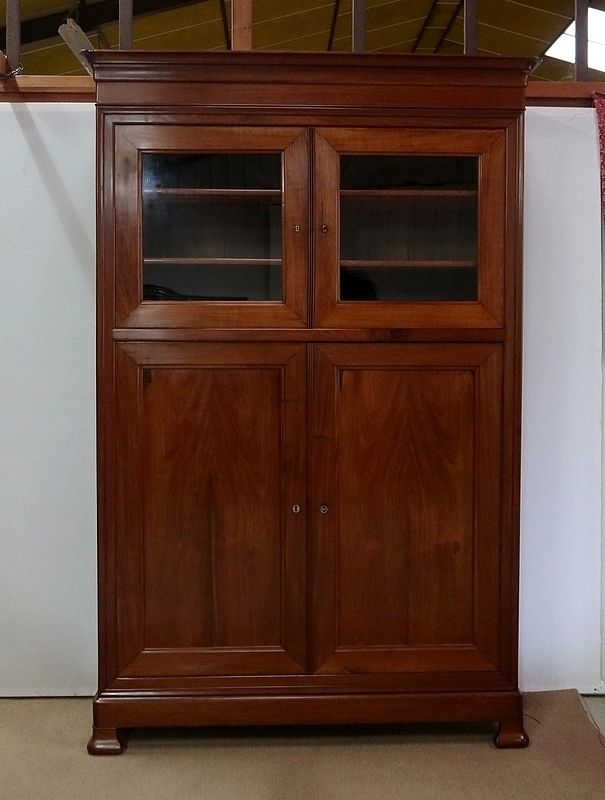 Important Mahogany Four Door Cabinet   2nd Part Of The 19th Century photo furniture