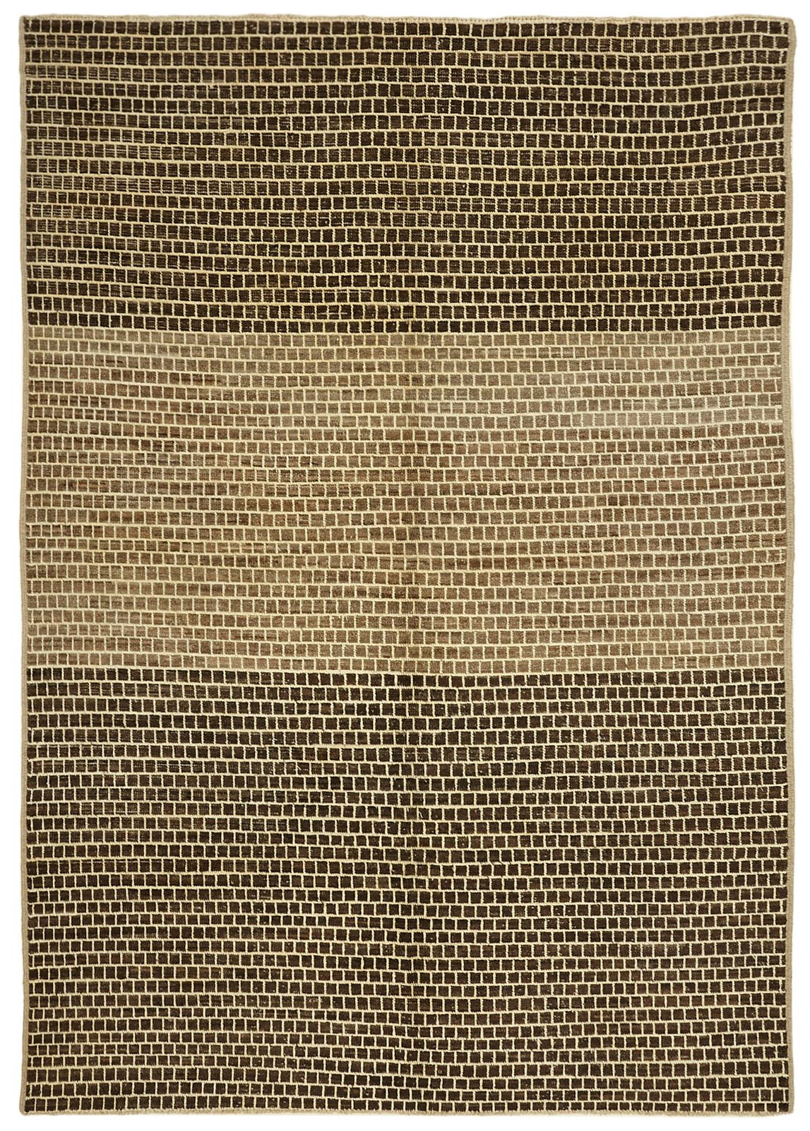 One Of A Kind Handmade 2000s 272 Cm X 382 Cm Brown Moroccan Rug
