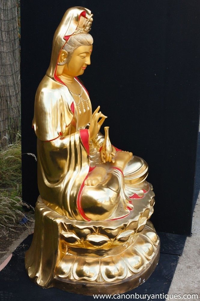 Big Bronze Nepalese Buddha Statue Shakyamuni Buddhist Art Garden Buddhism photo vintage