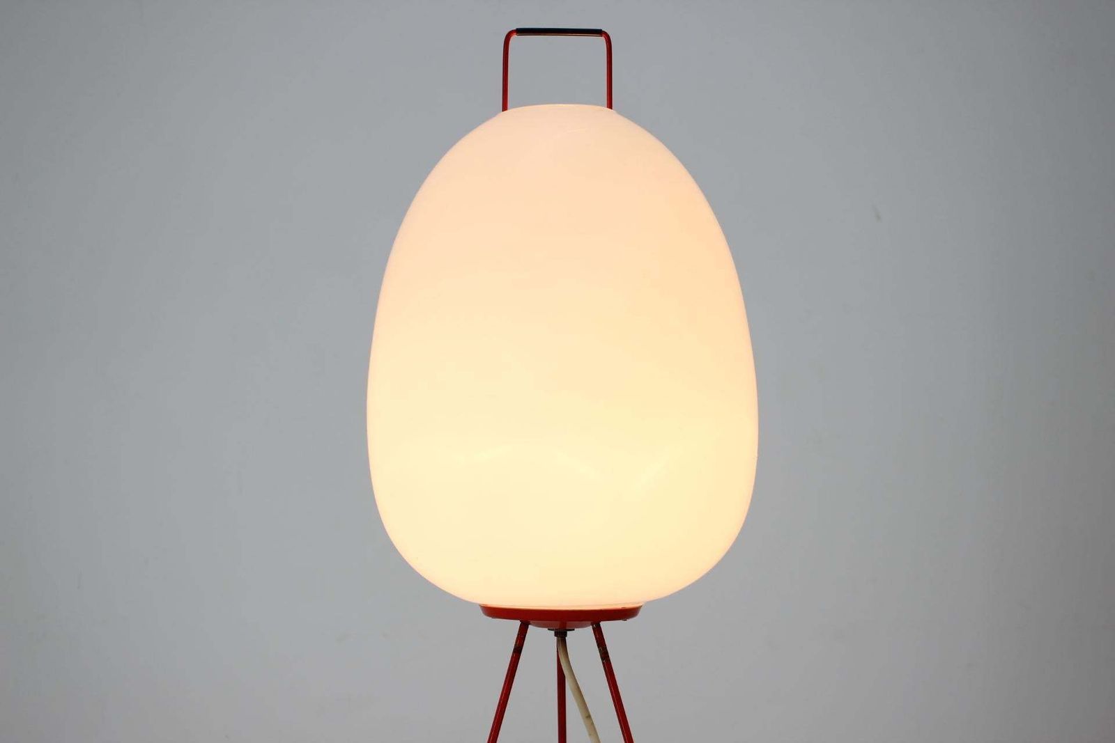 Very Rare Space Age Floor Lamp "Egg" By Josef Hůrka, 1960s photo for sale