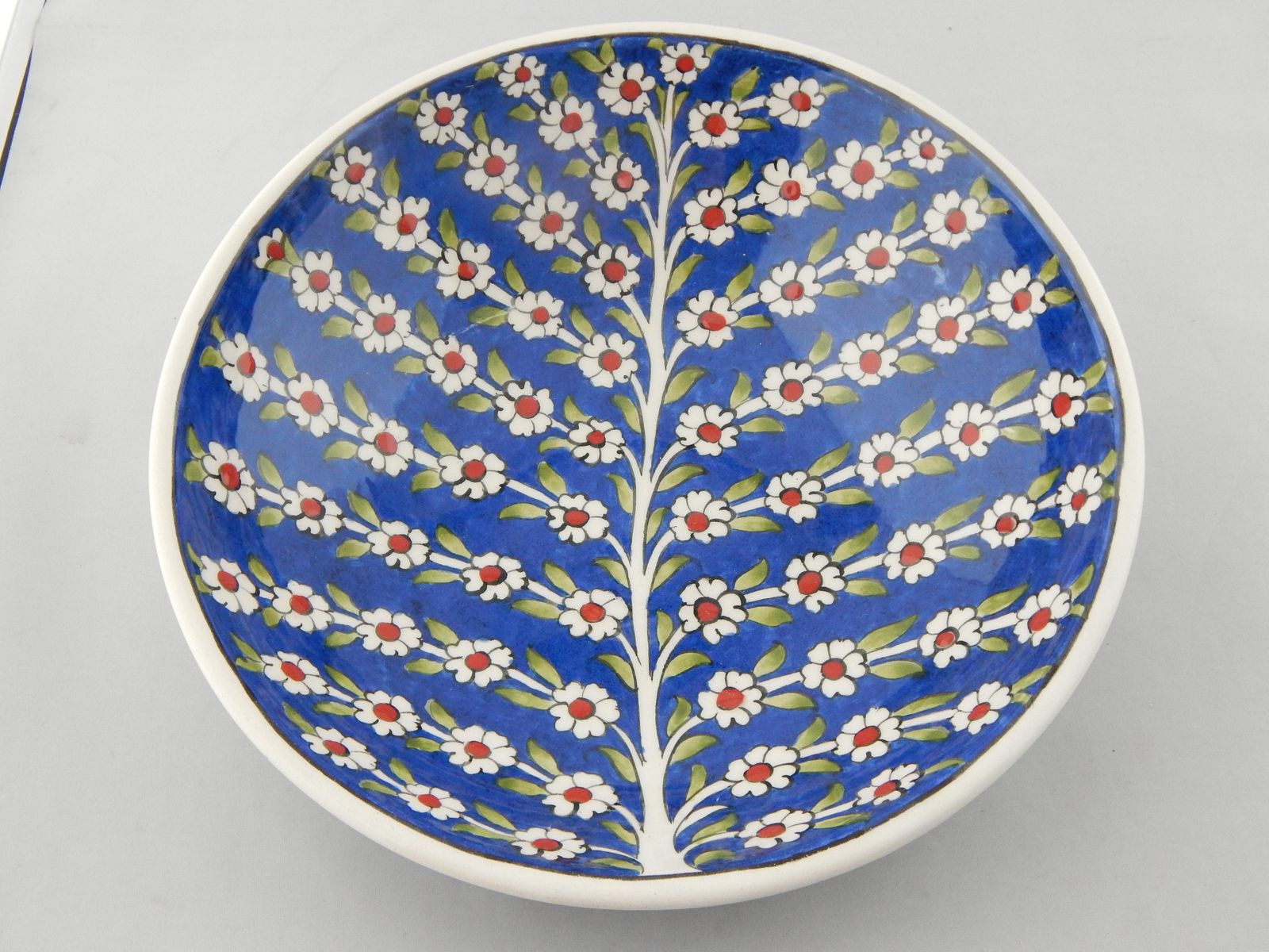 Tree Of Life Design Unusual Turkish Ceramic Bowl