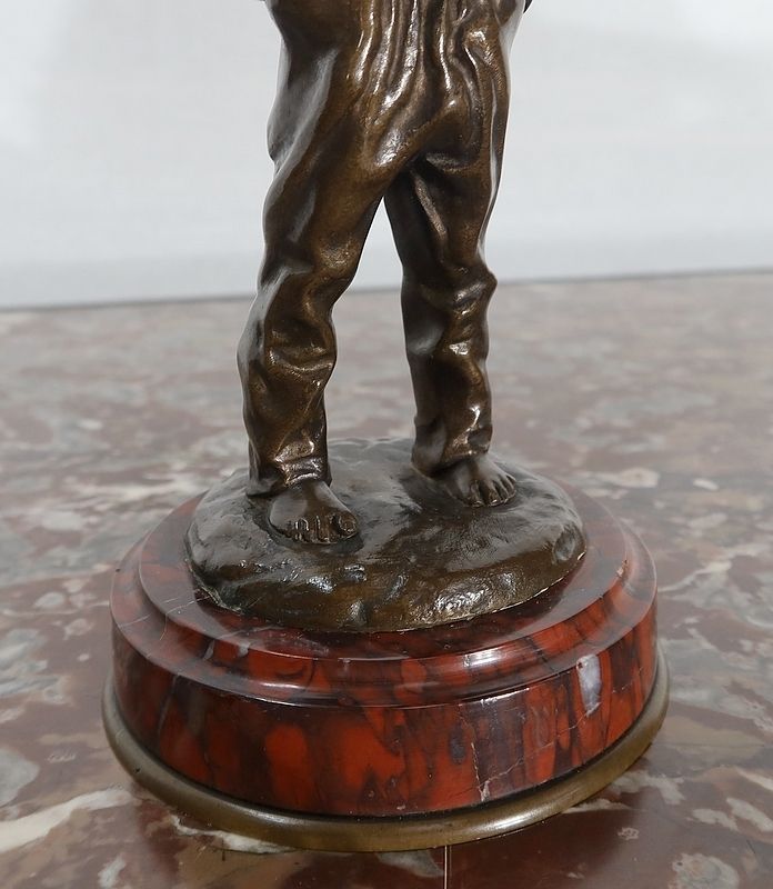 Bronze “Boy With His Hands In His Pockets”   1910 photo 1030.0