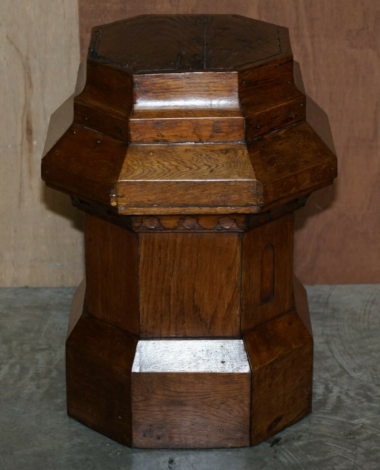 Antique Pair Of Restored Pugin Gothic Style Circa 1840 Plant / Display Stands photo buy