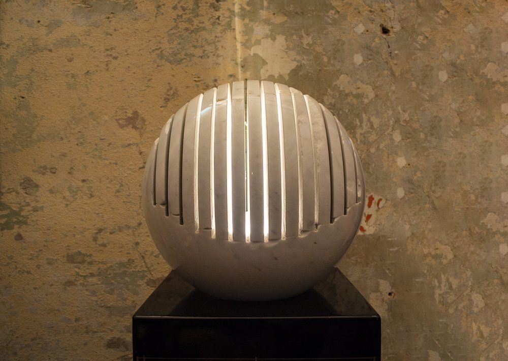 Italiaanse Sculptuurlamp 'Harp' Door Alfredo Pizzo Greco Voor Zanotta, Jaren 1970 photo Verlichting