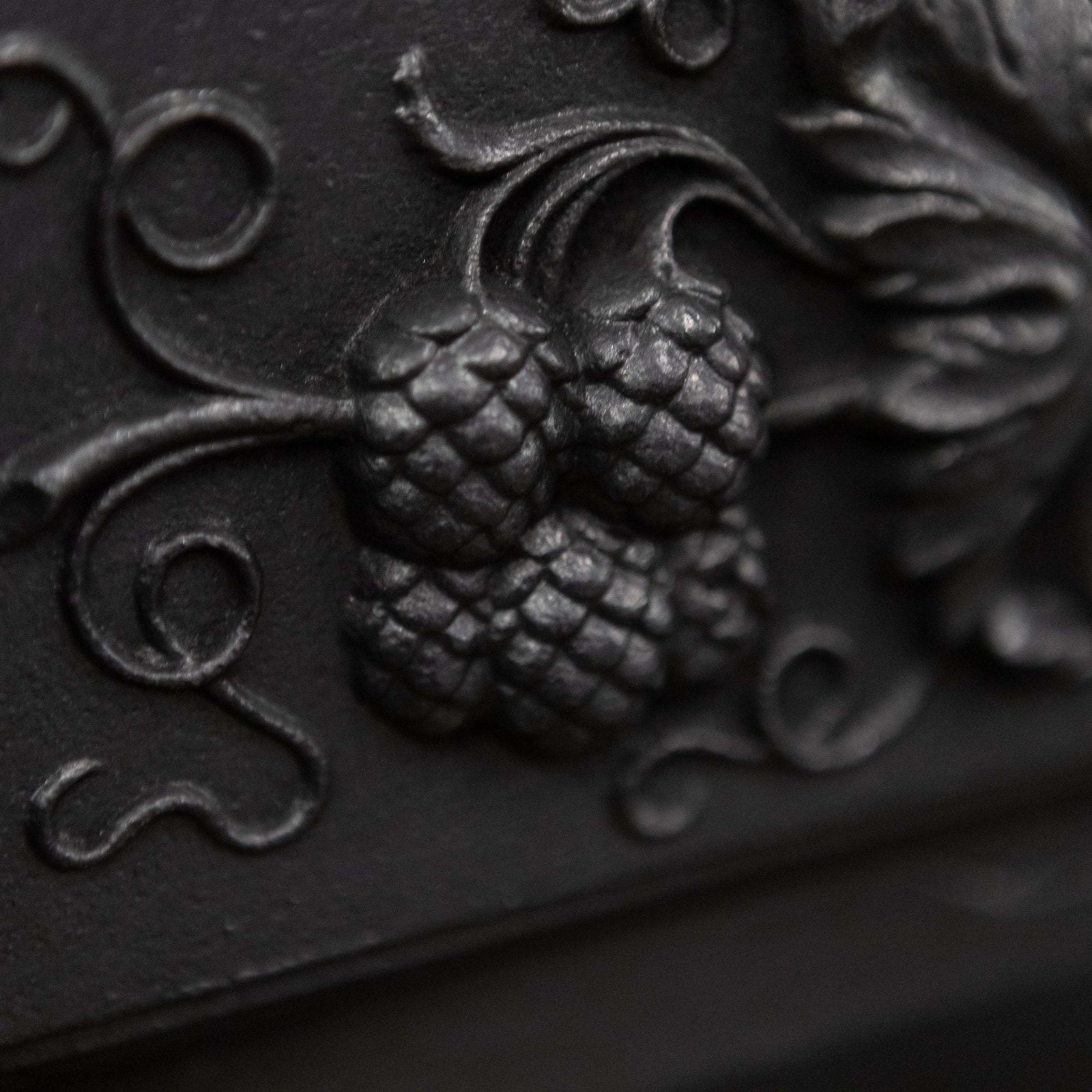 Antique Ornate Georgian Cast Iron Hob Grate Insert photo Home Fixtures