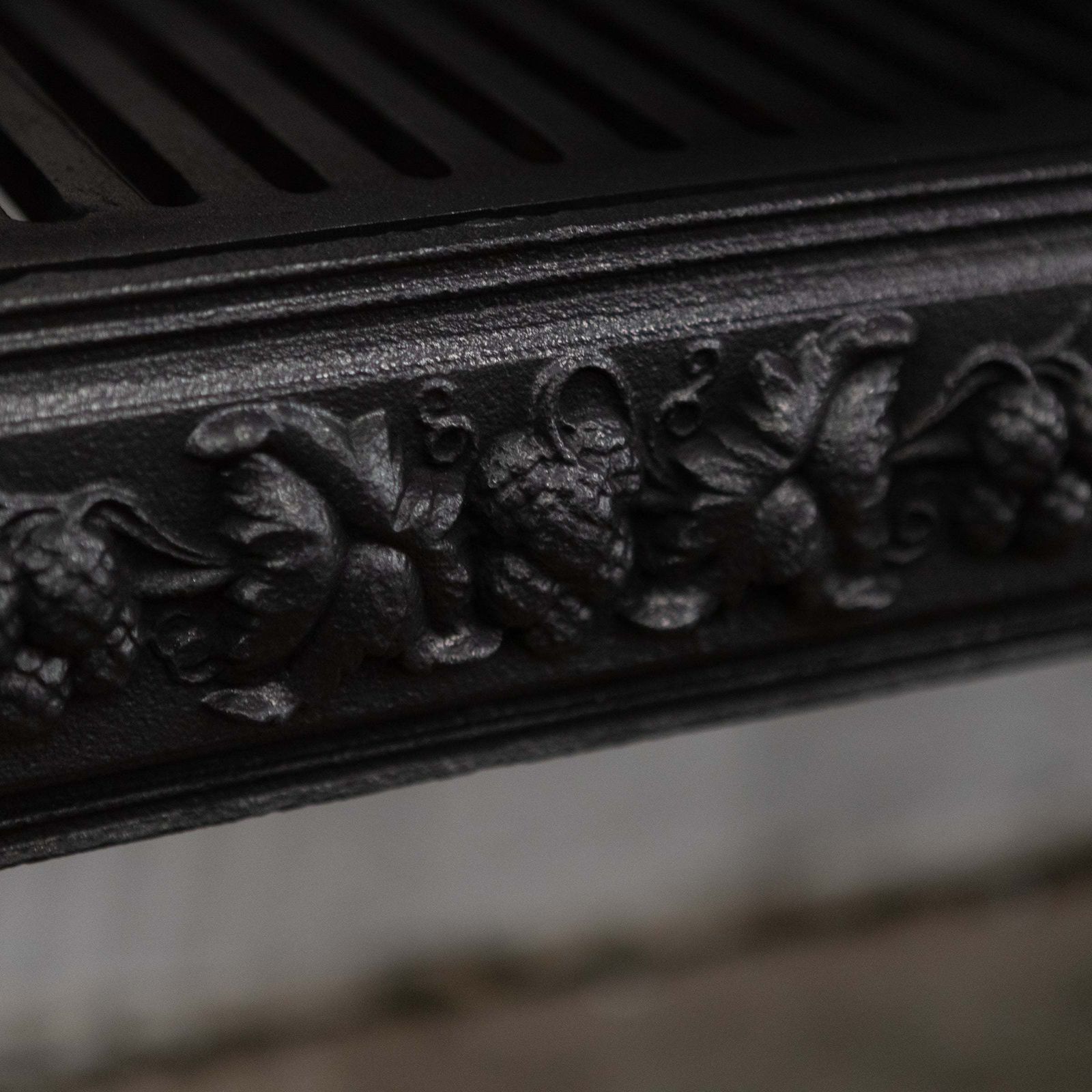 Antique Ornate Georgian Cast Iron Hob Grate Insert photo buy