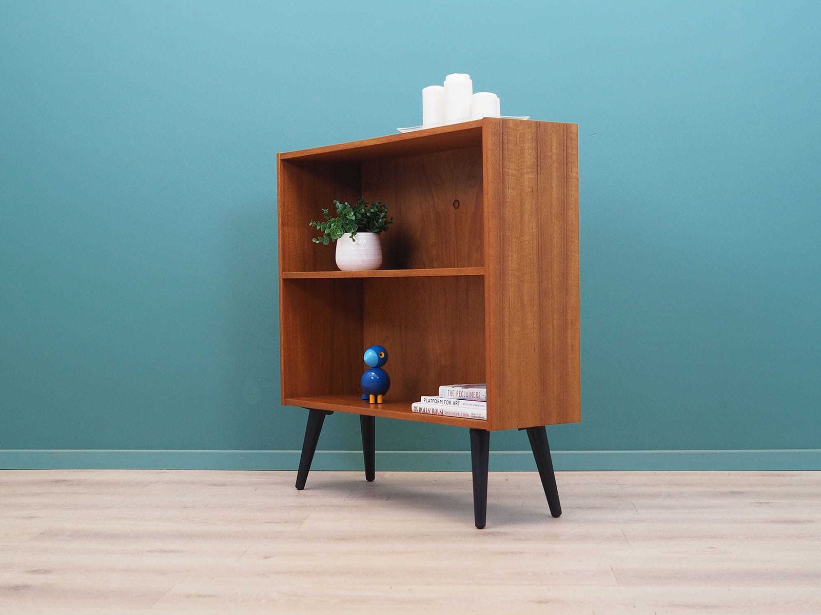 Teak Bookcase, Danish Design, 1970s, Production: Denmark photo for sale