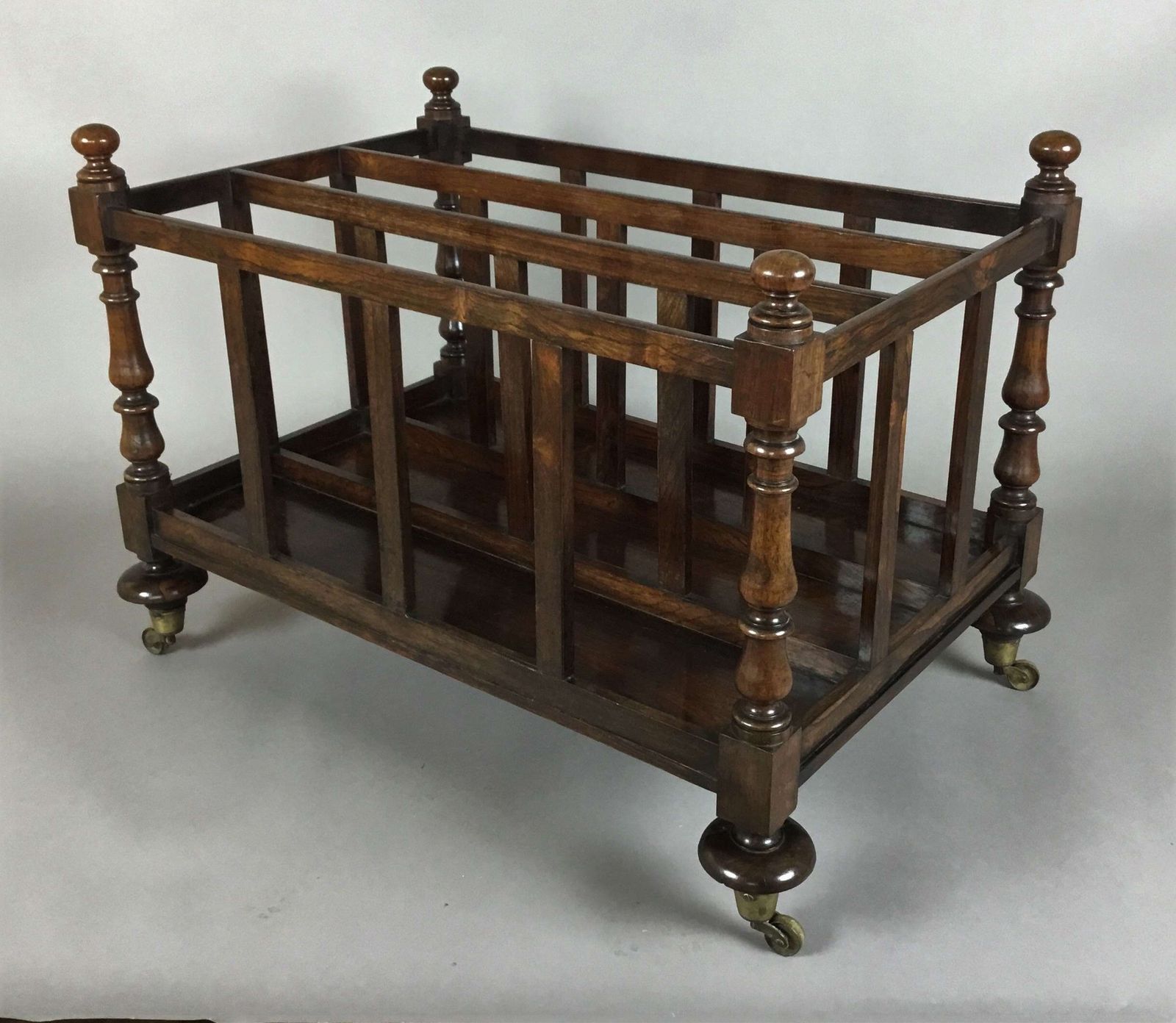 Regency Rosewood Folio Stand / Large Canterbury photo vintage