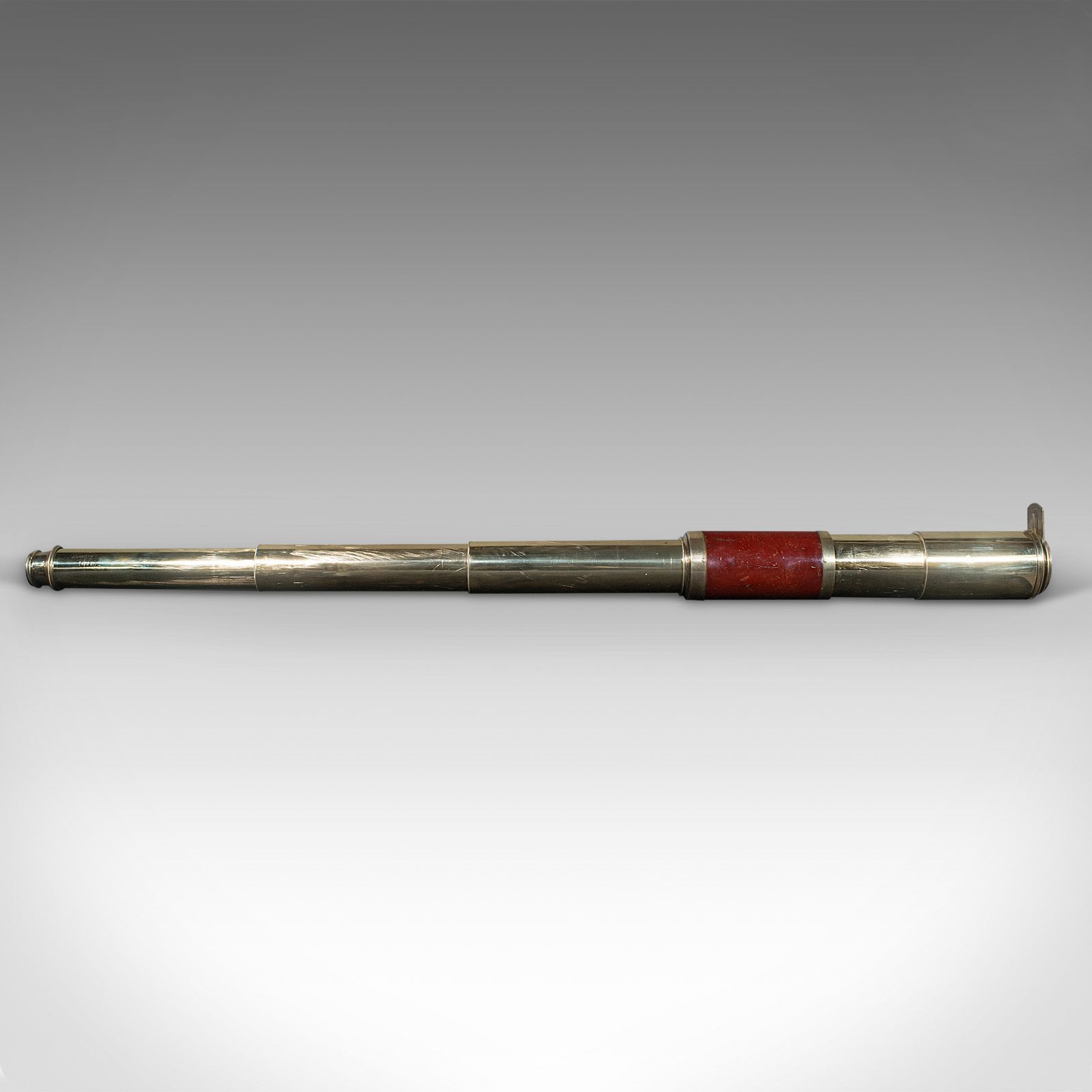 Antique 3 Draw Telescope, English, Terrestrial, Davis Of London, 1860 photo vinterior