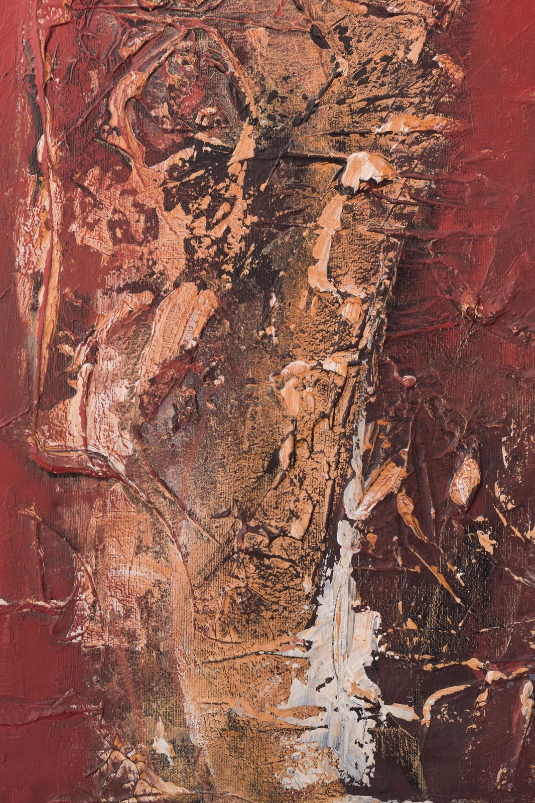 Abstract Schilderij Getiteld 'Scattered Anatomy' photo vinterior