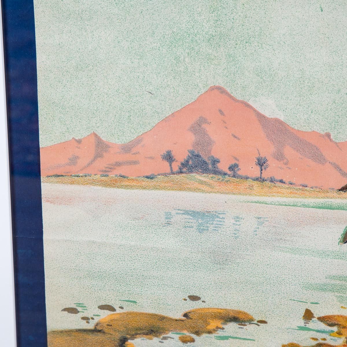 photo vinterior Travel Advertising Poster For Algeria State Railways Morocco, Figuig, C.1926