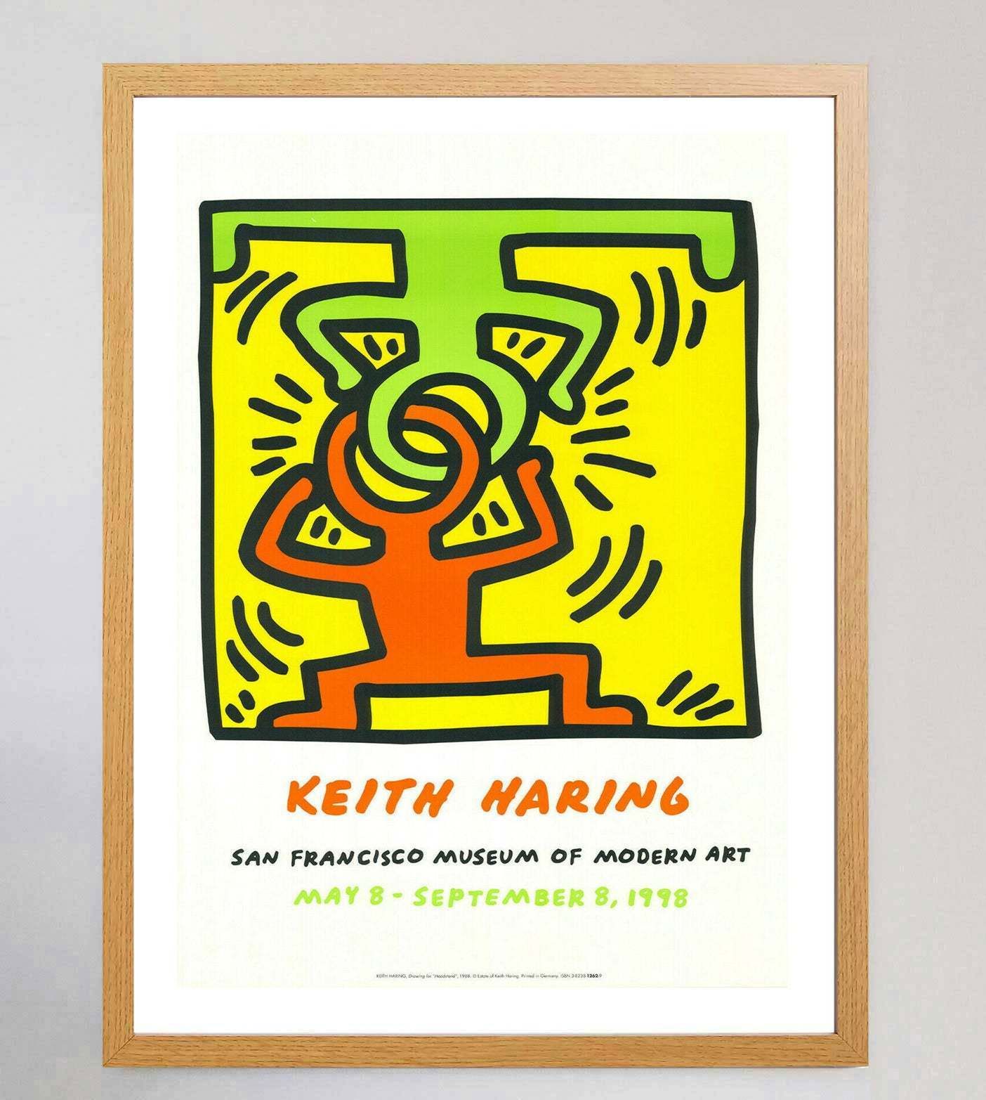 Keith Haring   San Francisco Museum Of Modern Art Vendor 1998 Original Vintage Poster photo Art