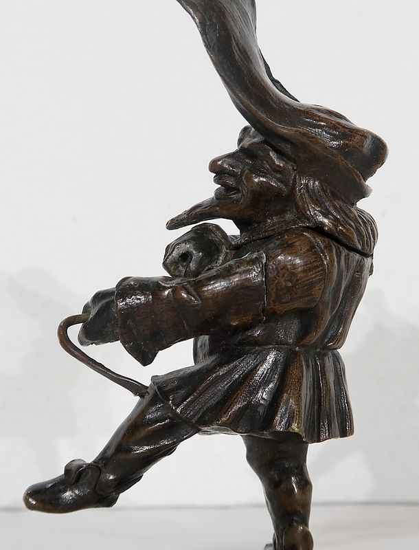700.4 Bronze Inkwell "Le Grotesque"   Xixth photo