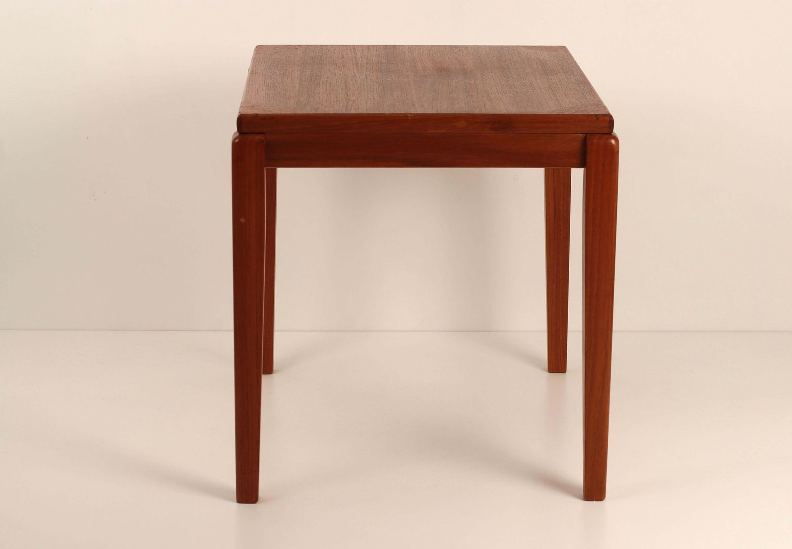 Scandinavian Modern Danish Teak Nest Of 3 Tables By Mobelfabrikken Toften 1960’s photo vintage