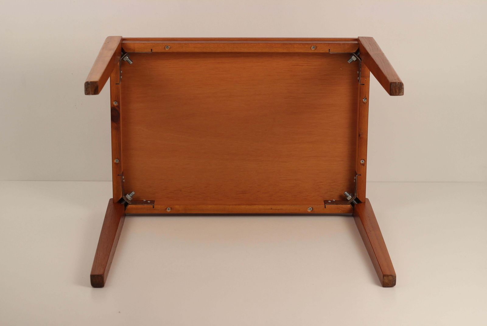 920.0 Scandinavian Modern Danish Teak Nest Of 3 Tables By Mobelfabrikken Toften 1960’s photo