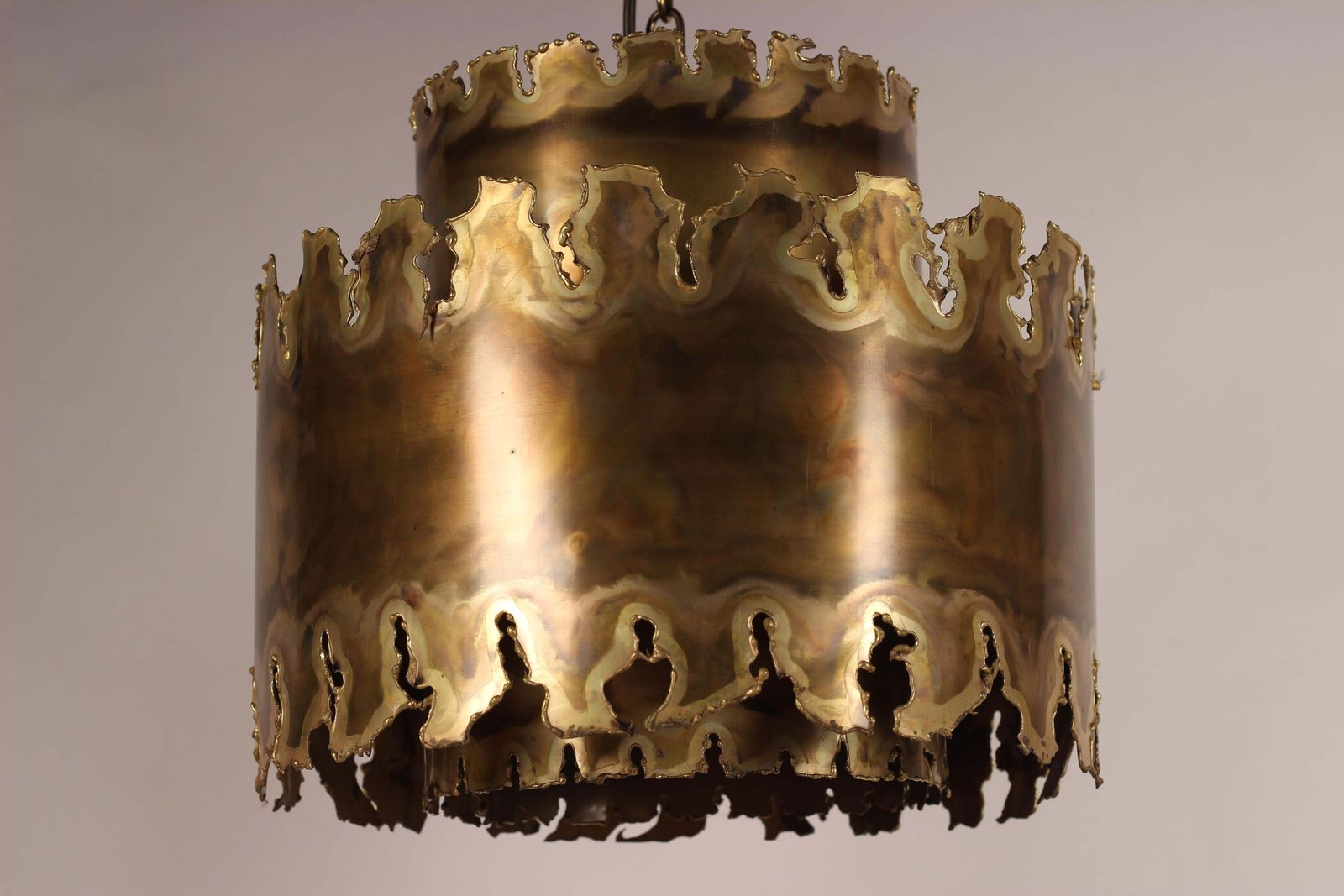 Mid Century Modern Brutalist Pendant Light By Svend Aage Holm Sørensen, 1960’s photo buy
