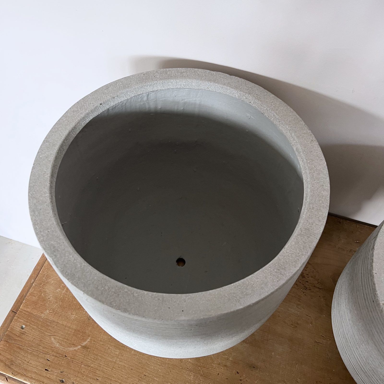 Contemporary Concrete Planters photo Home Decor
