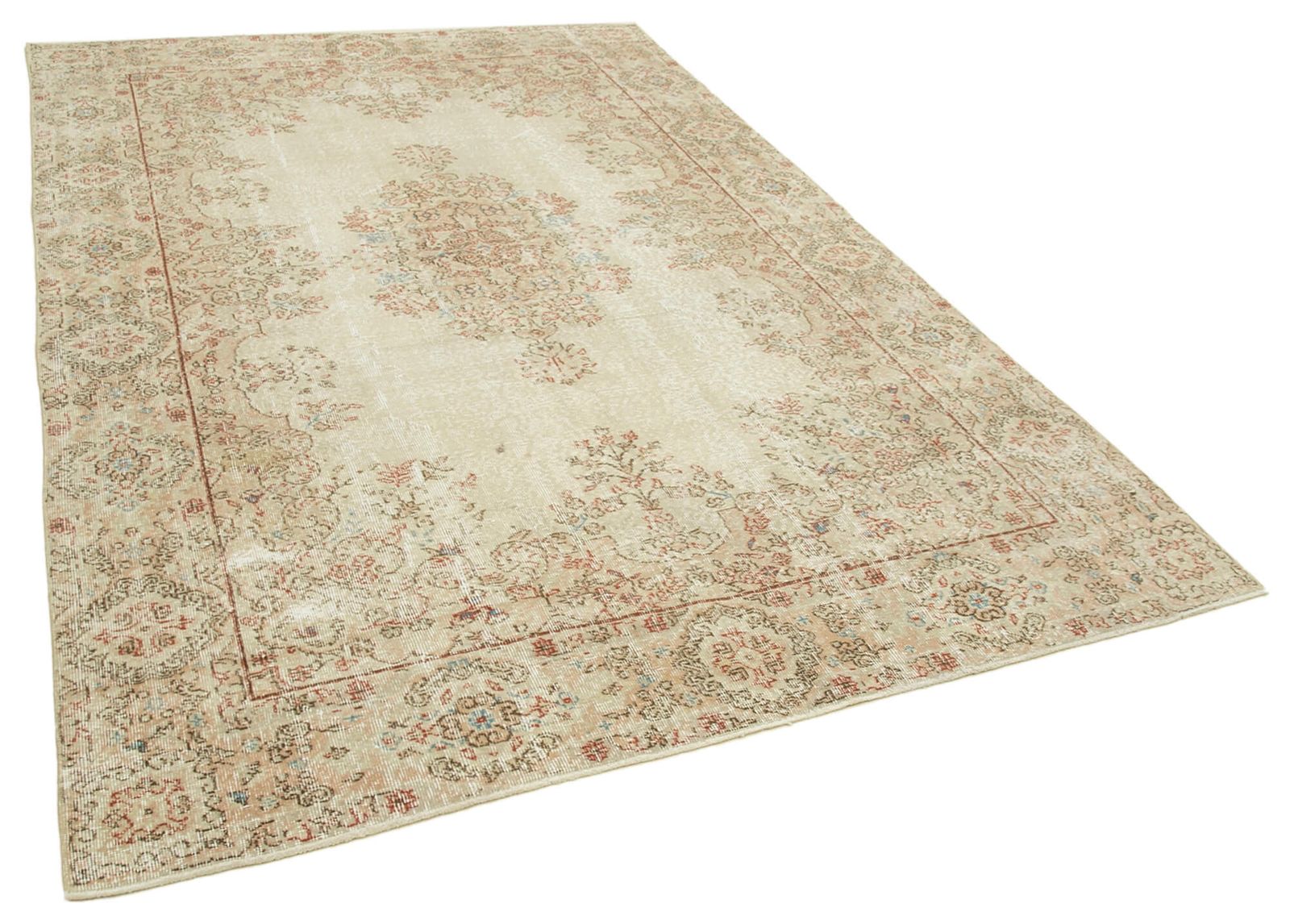 Turkish Handmade 1980s 189 Cm X 291 Cm Beige Vintage Are Rug photo furniture