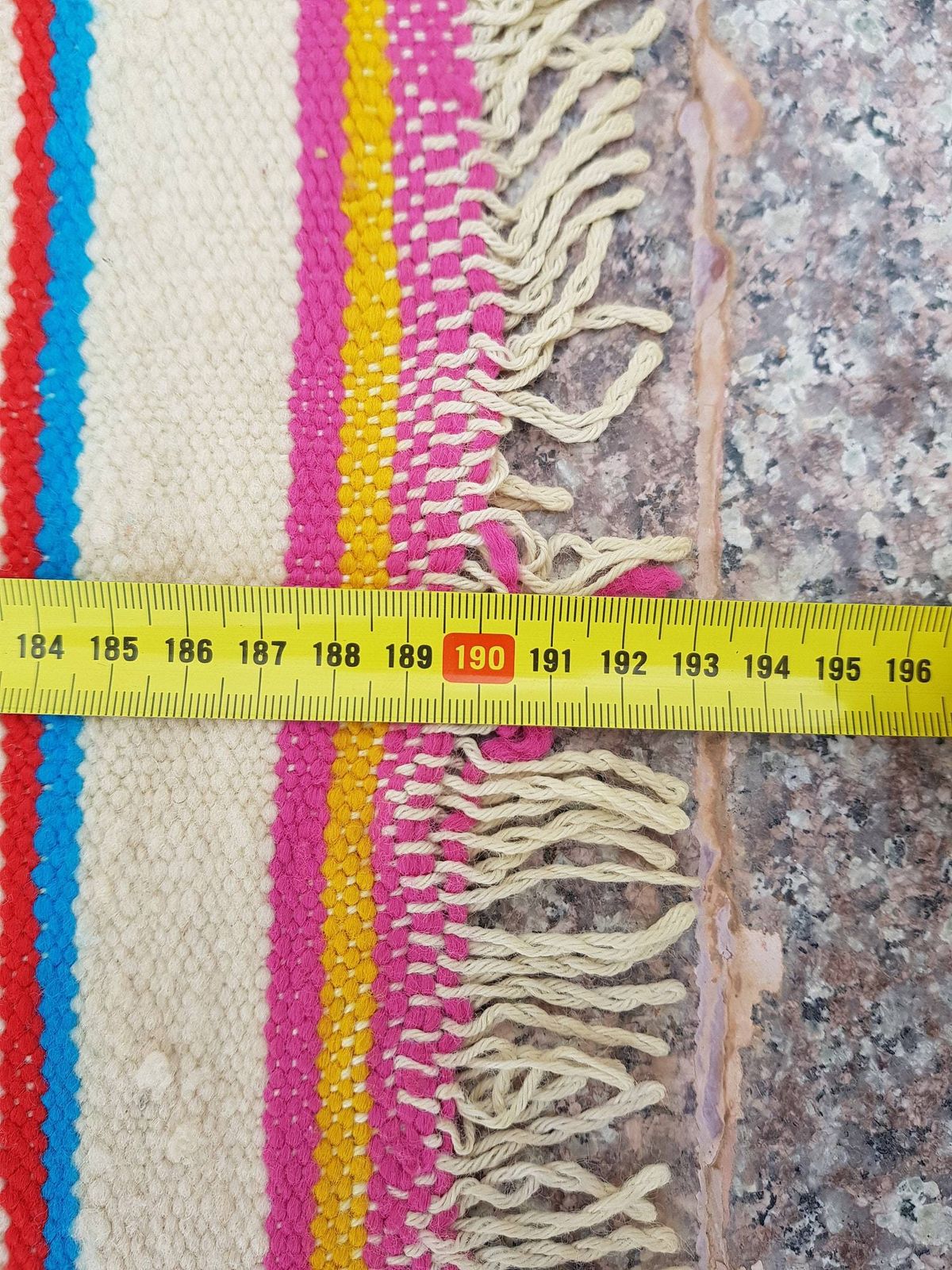 Xl Handmade Striped Vintage Algerian Area Rug   Berber Ethnic Carpet 200 X 193cm photo vinterior