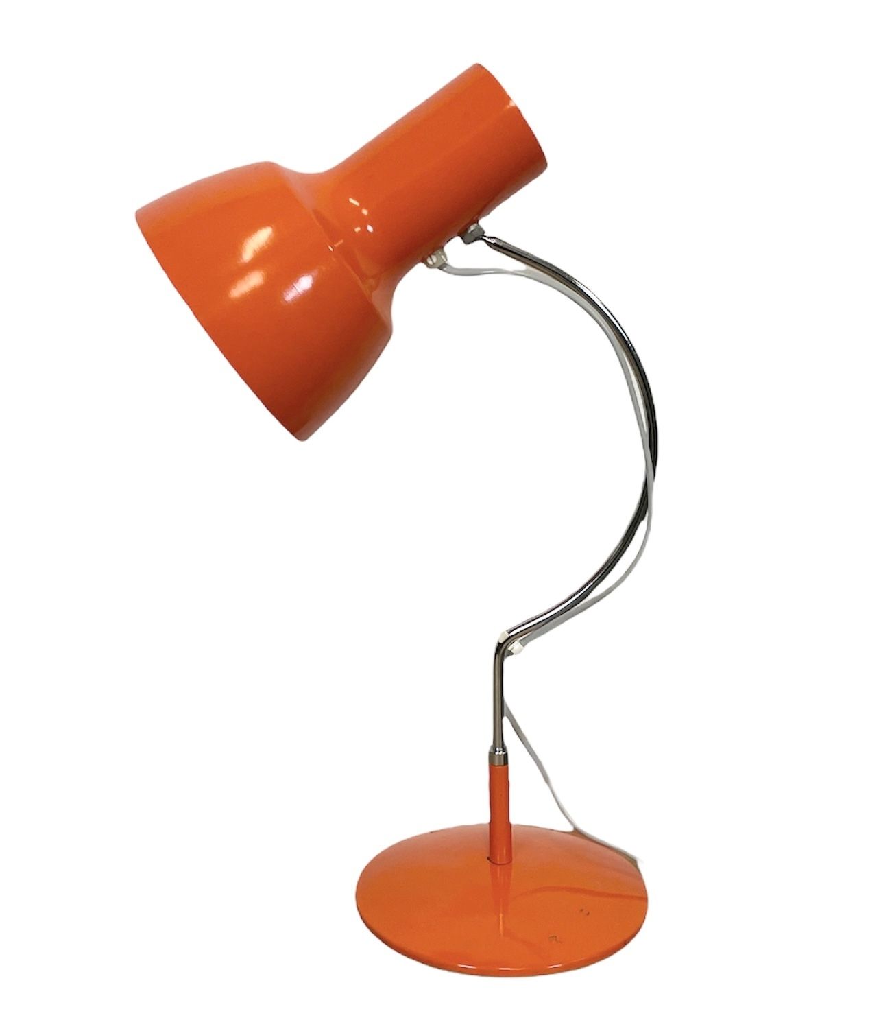 Orange Table Lamp By Josef Hurka For Napako, 1960s