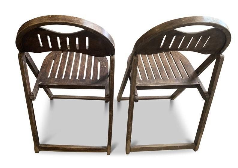 Mid Century Bentwood Folding Wooden 1950's Chair Price Per Chair Two Chairs In Stock Ol photo for sale