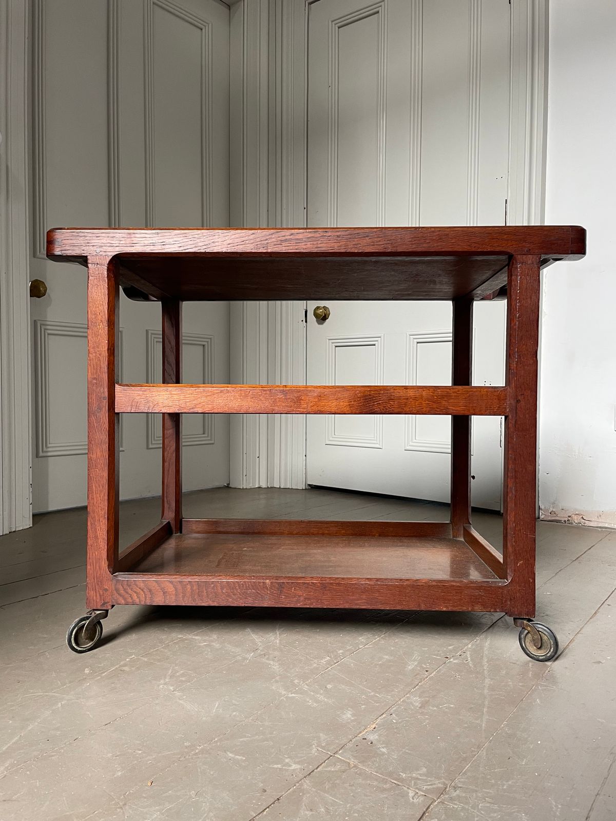 Stanley Webb Davies Oak Bar Cart photo furniture