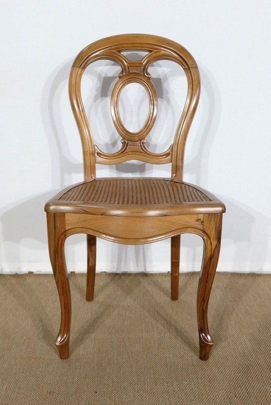 Set Of 5 Solid Walnut Chairs In The Louis XV Style, Napoleon III Period   Mid 19th Century photo Furniture
