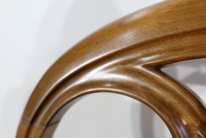 photo furniture Set Of 5 Solid Walnut Chairs In The Louis XV Style, Napoleon III Period   Mid 19th Century