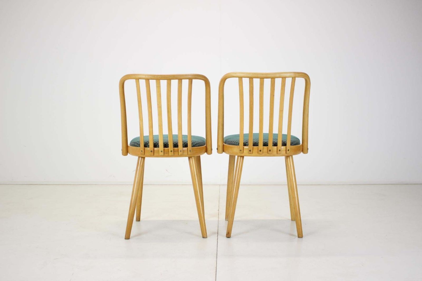 1960s Antonin Suman Set Of Four Dining Chairs, Czechoslovakia photo vinterior