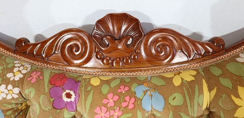 Small Cherry Wood Wing Sofa, Restoration Period, Early 19th Century photo buy