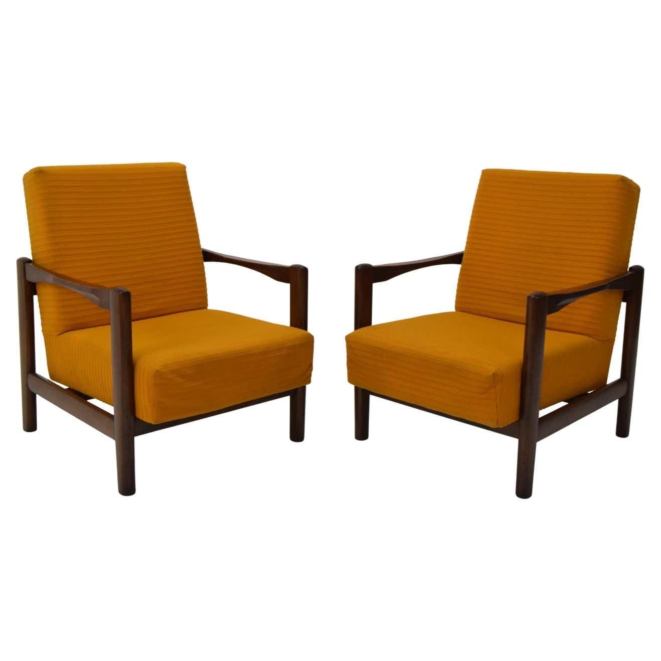 Pair Of Mid Century Design Armchairs,1960's.