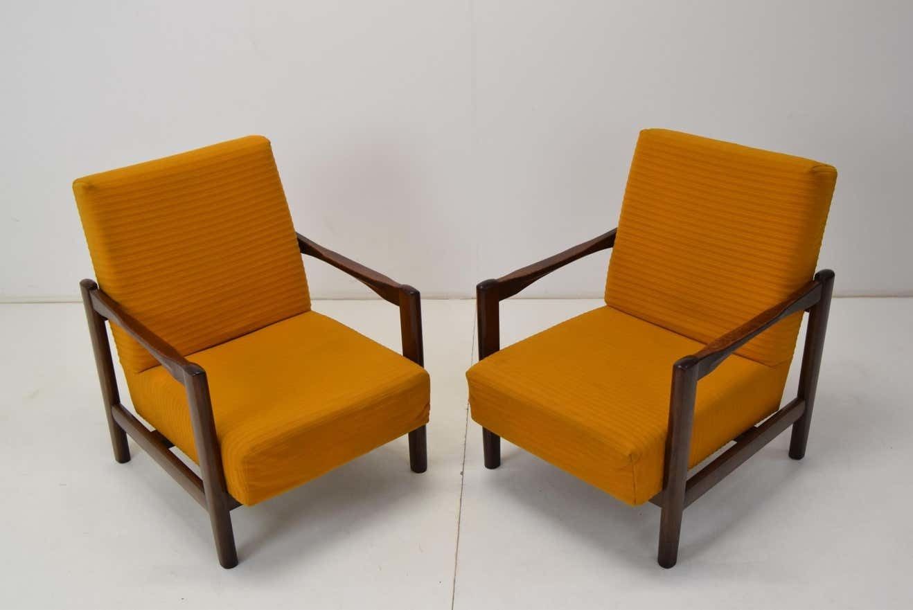 Pair Of Mid Century Design Armchairs,1960's. photo for sale
