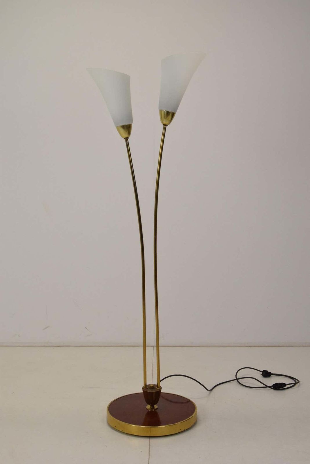 764.0 Art Deco Floor Lamp,1940's, 1940s photo