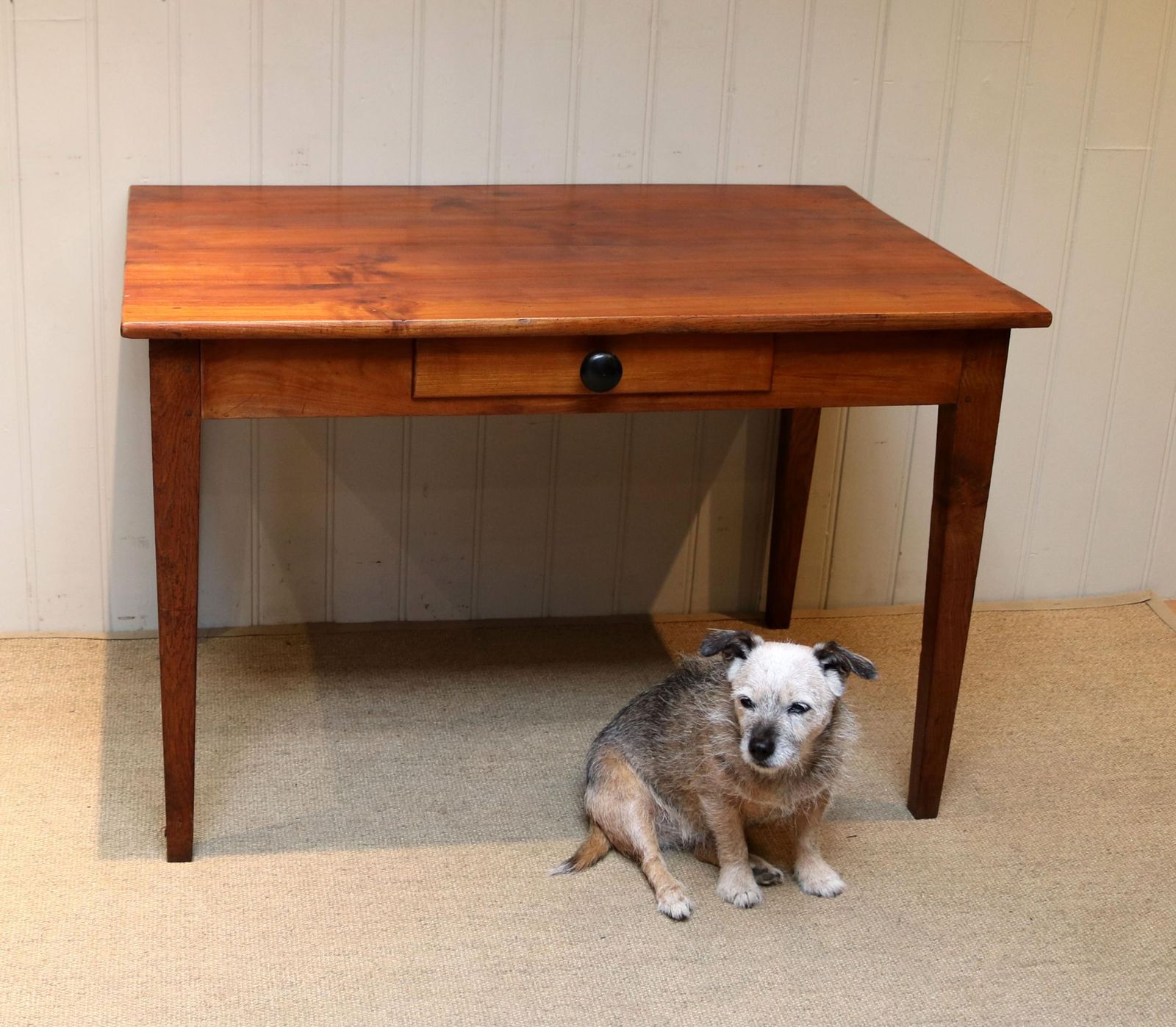 photo for sale Small Proportioned French Provincial Cherry Wood Table