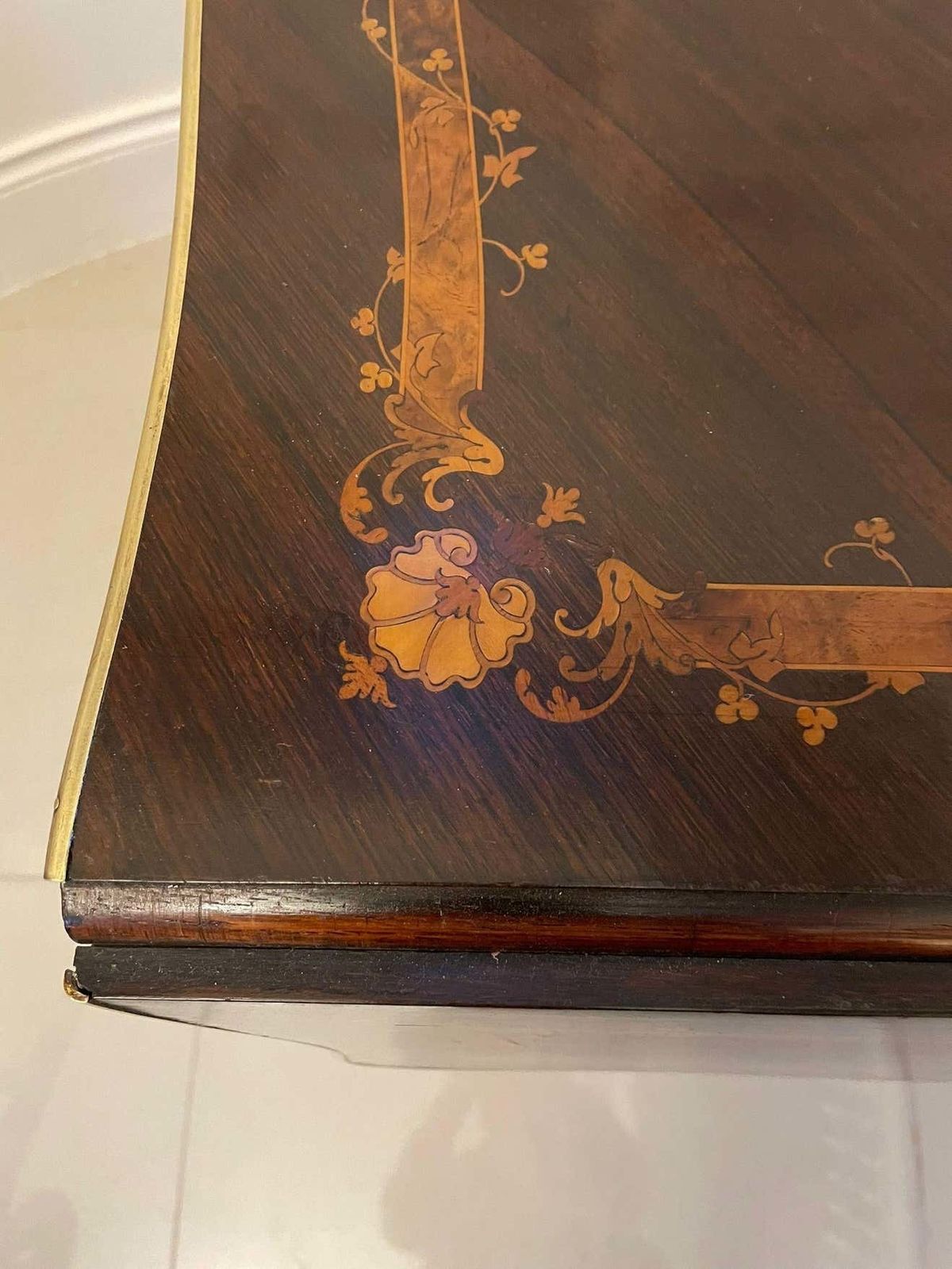 Antique Louis XV Quality French Rosewood Marquetry Inlaid Centre Table photo buy