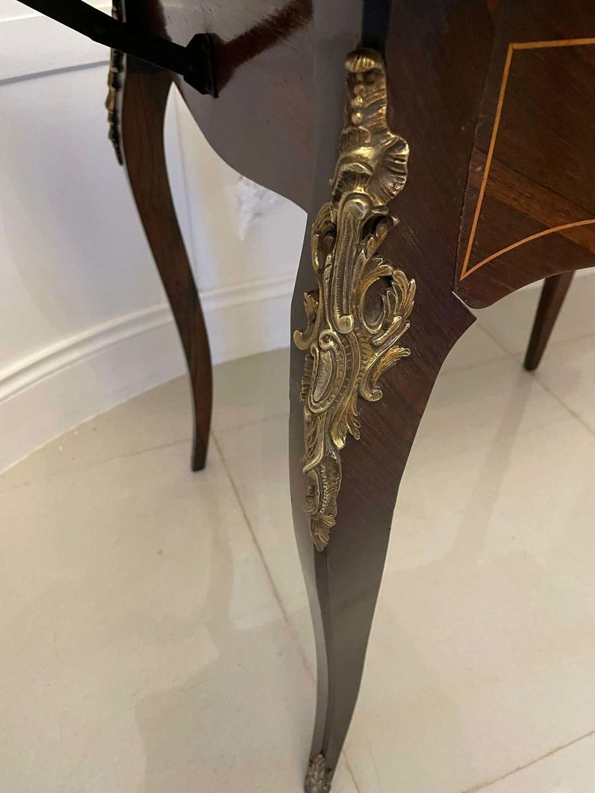 photo for sale Antique Louis XV Quality French Rosewood Marquetry Inlaid Centre Table