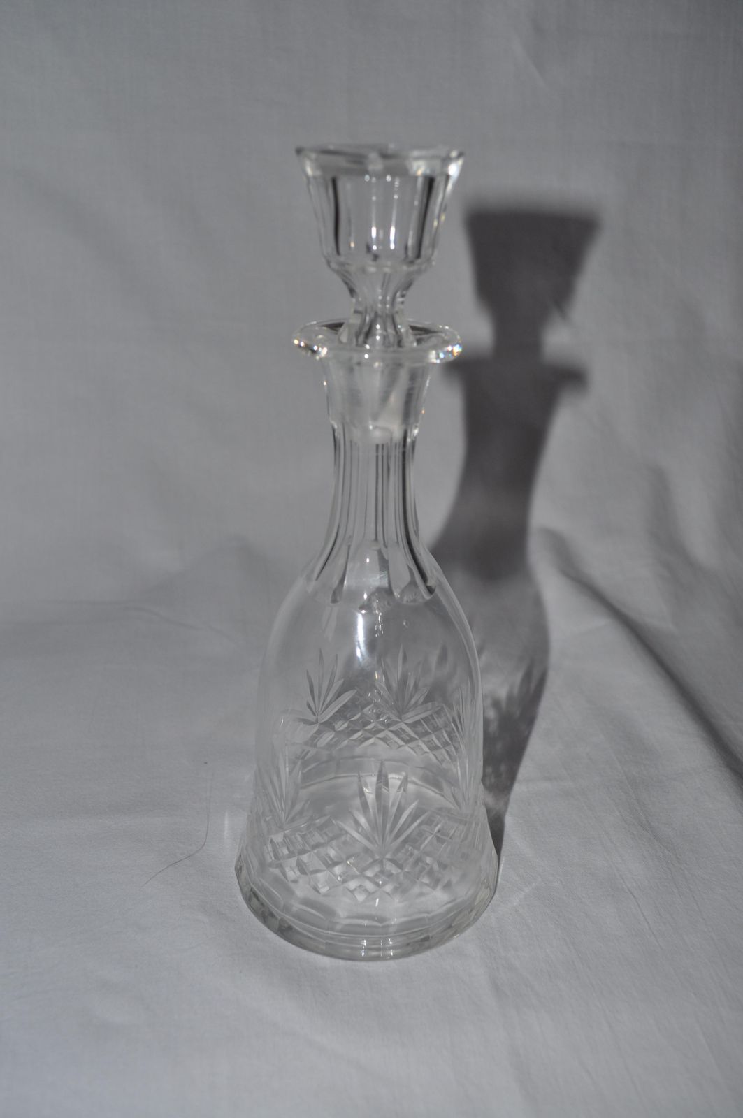 Old Polished Glass With Liqueur Glass Stopper photo vinterior