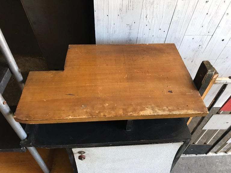photo furniture Large 1960 Retro Wood Shelving, Wall Unit