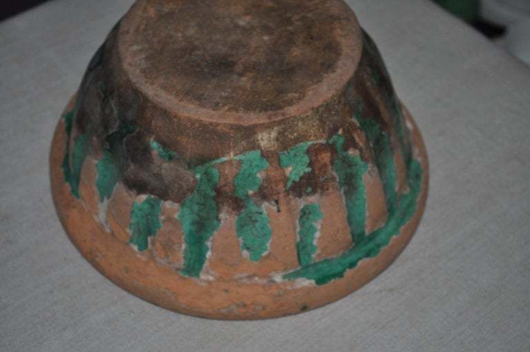 Pair Of Antique Pottery Baking Bowls Form photo 334.0
