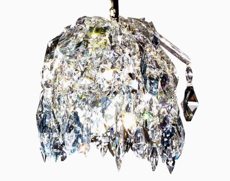 Crystal Pendant In Polished Brass photo furniture